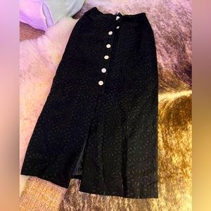 Black 1950’s Vintage Pencil Skirt by then popular designer